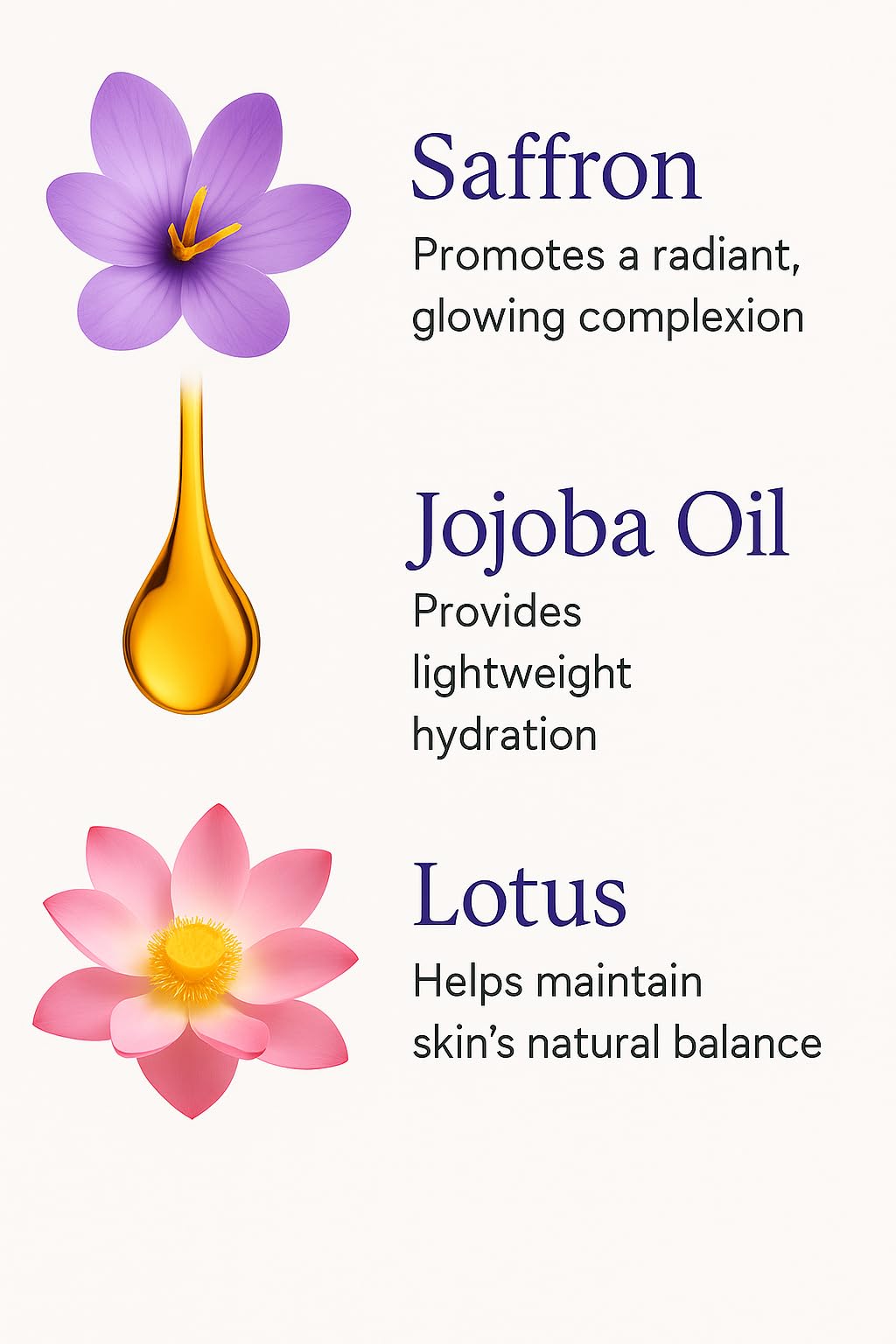 Saffron Glow Serum –  1 oz